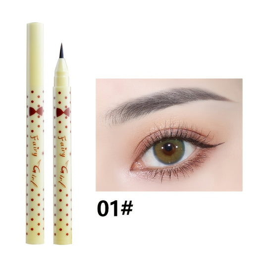 Waterproof Natural Liquid Eyebrow Pen with Double Headed Automatic Pencil