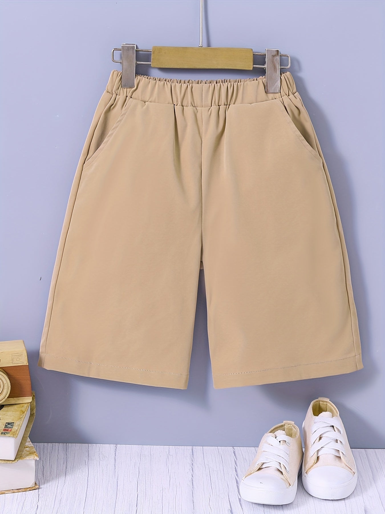 Boys Solid Shorts Bottoms For Kids Clothes