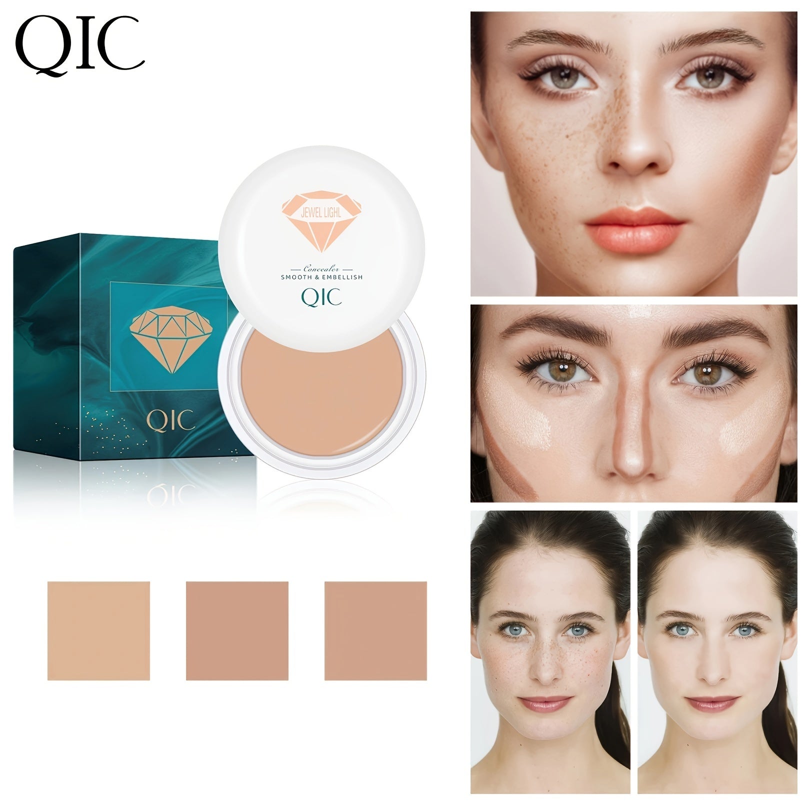 Soft Skin Concealer Foundation Brighten & Moisturize Long Lasting Makeup