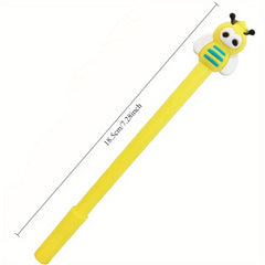 30pcs Bumble Bee Gel Pens Yellow Cartoon 0.5mm for Party Favors