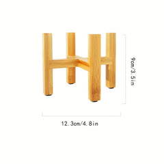 Wooden Floor Flower Stand 8-12 Plant Indoor Outdoor Holder