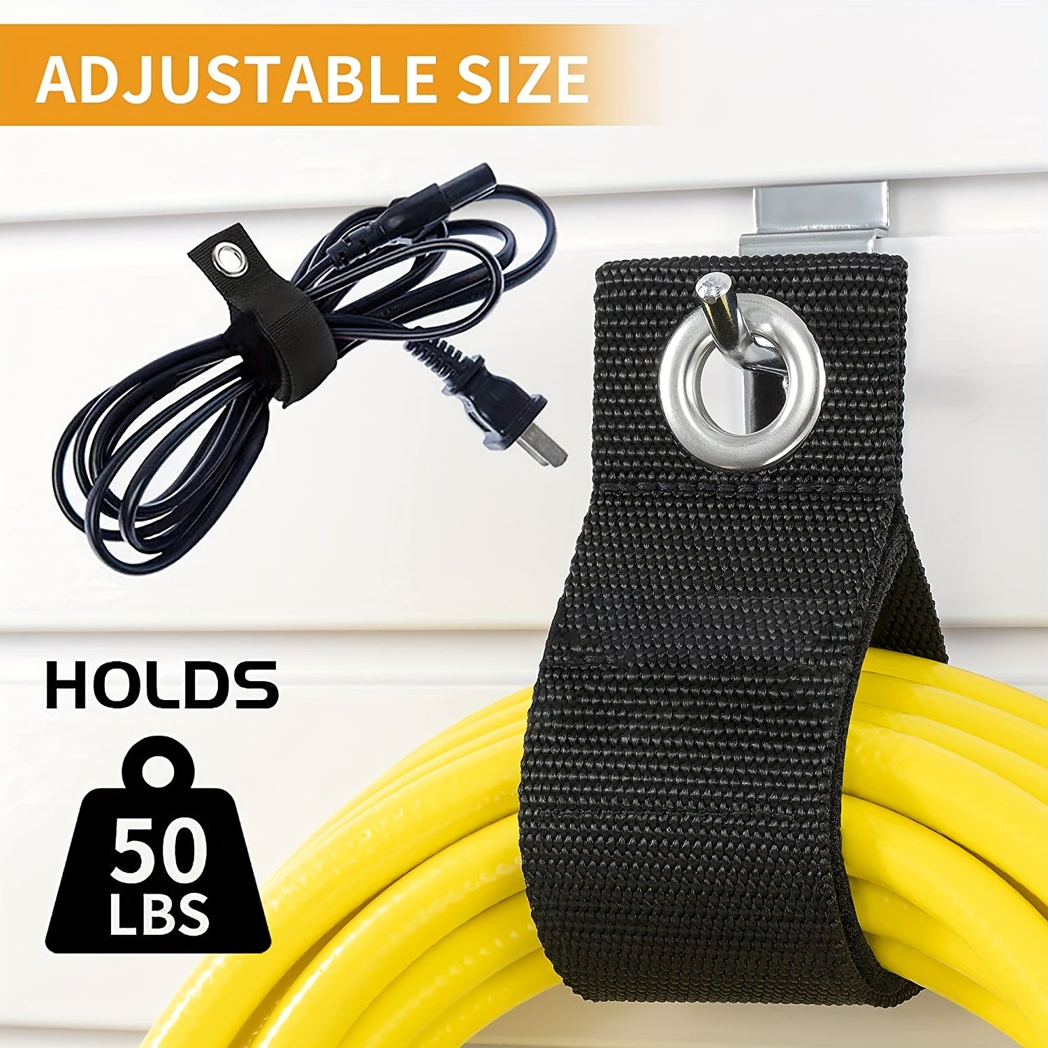 Heavy Duty Storage Straps Extension Cord Storage Organizer Cord Wrap