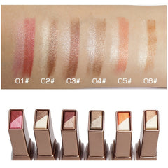 Long Lasting Two Tone Gradient Eyeshadow Stick for Women Waterproof