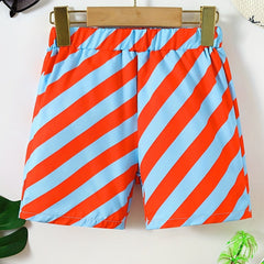Boys Block Shorts for Summer Kids Clothes