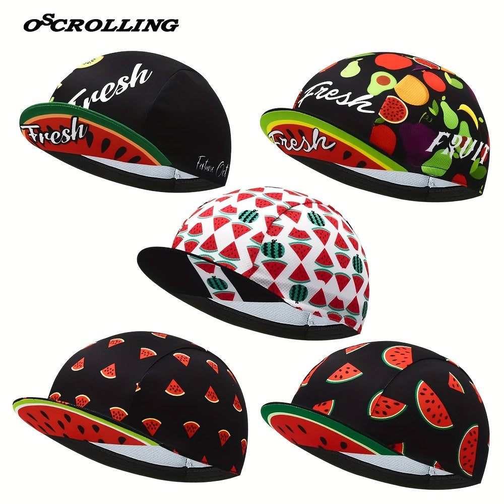 Watermelon Fruit Pattern Cycling Cap Anti-sweat Hat