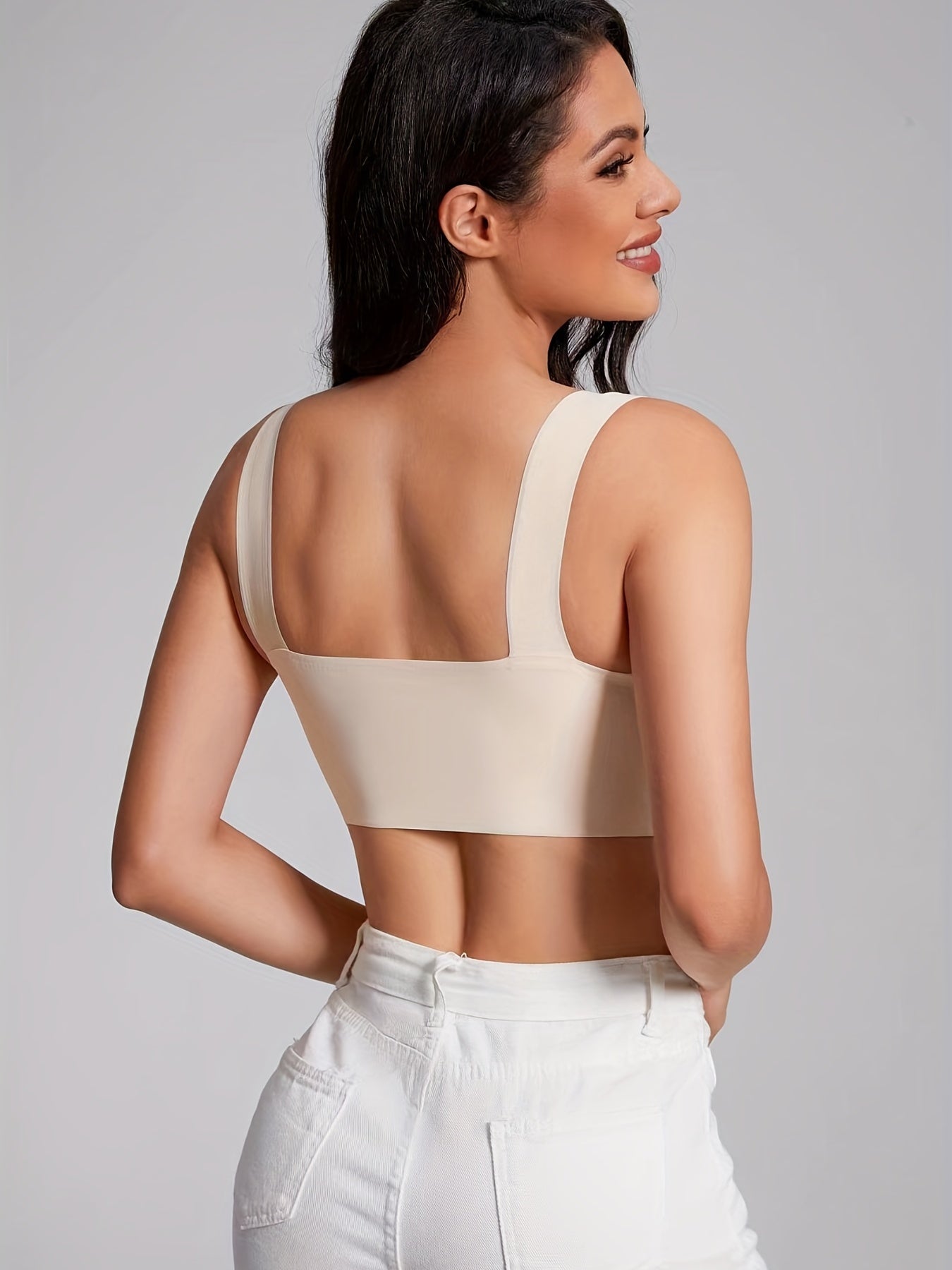 Women's Seamless Wireless Sports Bra Plus Size