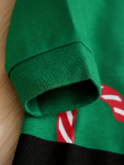 Cute Christmas Baby Jumpsuit Hat Set