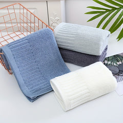 4pcs Solid Cotton Hand Towel Absorbent Soft Face Towel Quick Dry Hand Towels