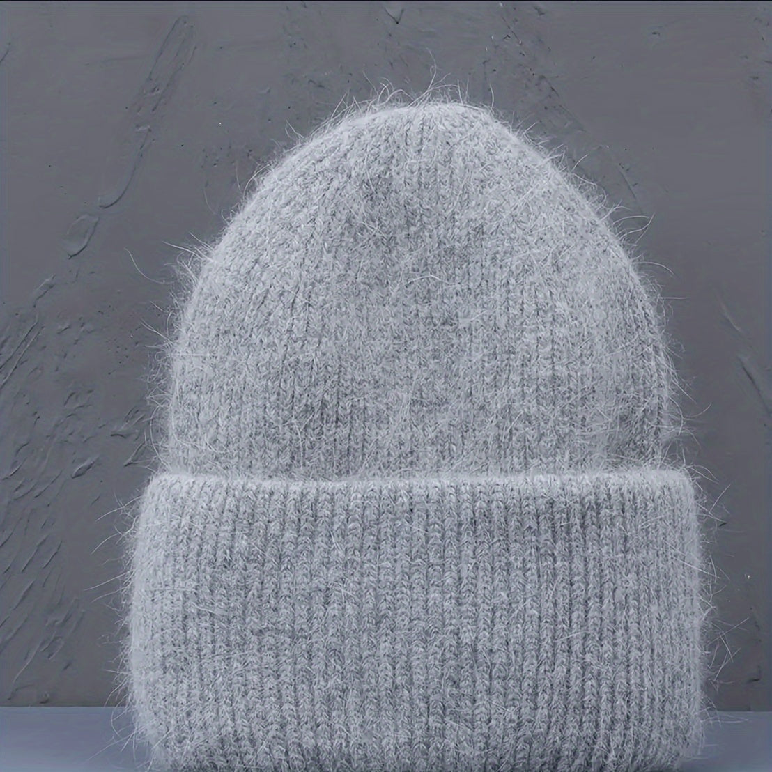 Solid Beanie Hats For Women Men Winter Knitted Warm Hats Sun Protection Hat