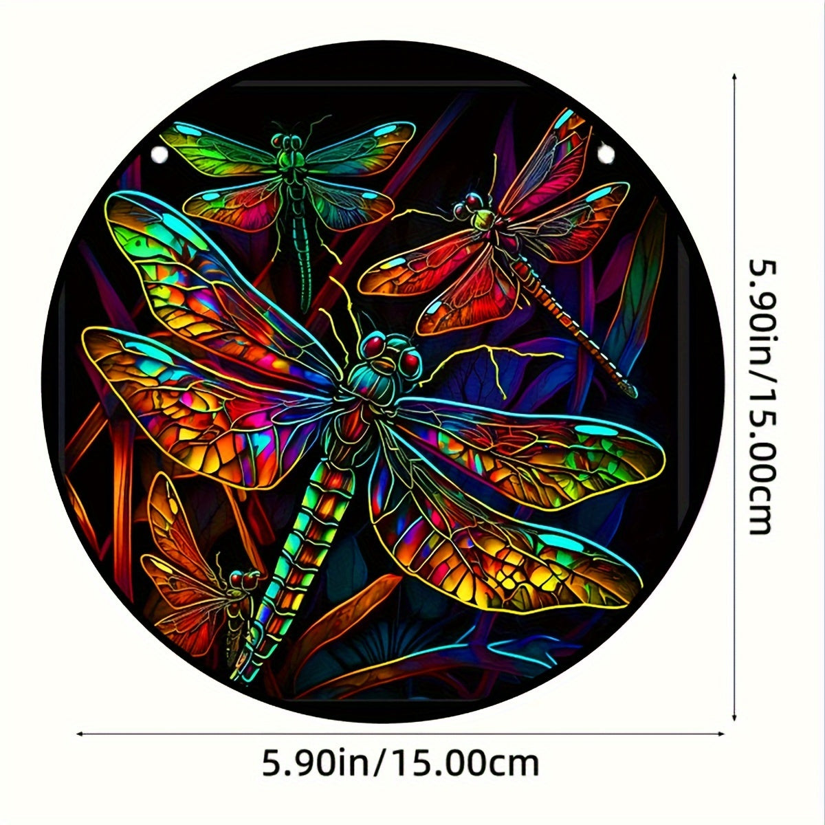 Dragonfly Acrylic Window Christmas Gift Home Decoration