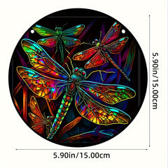 Dragonfly Acrylic Window Christmas Gift Home Decoration