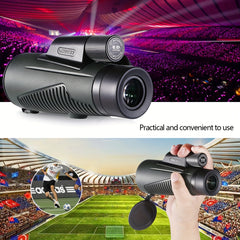 HD Monocular Telescope for Birdwatching with Phone Adapter & Tripod