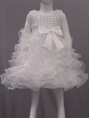 Baby Girls Mesh Sleeveless Princess Dress Clothes