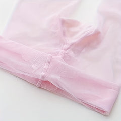 Girls Cat Embroidery Mesh Pantyhose for Summer