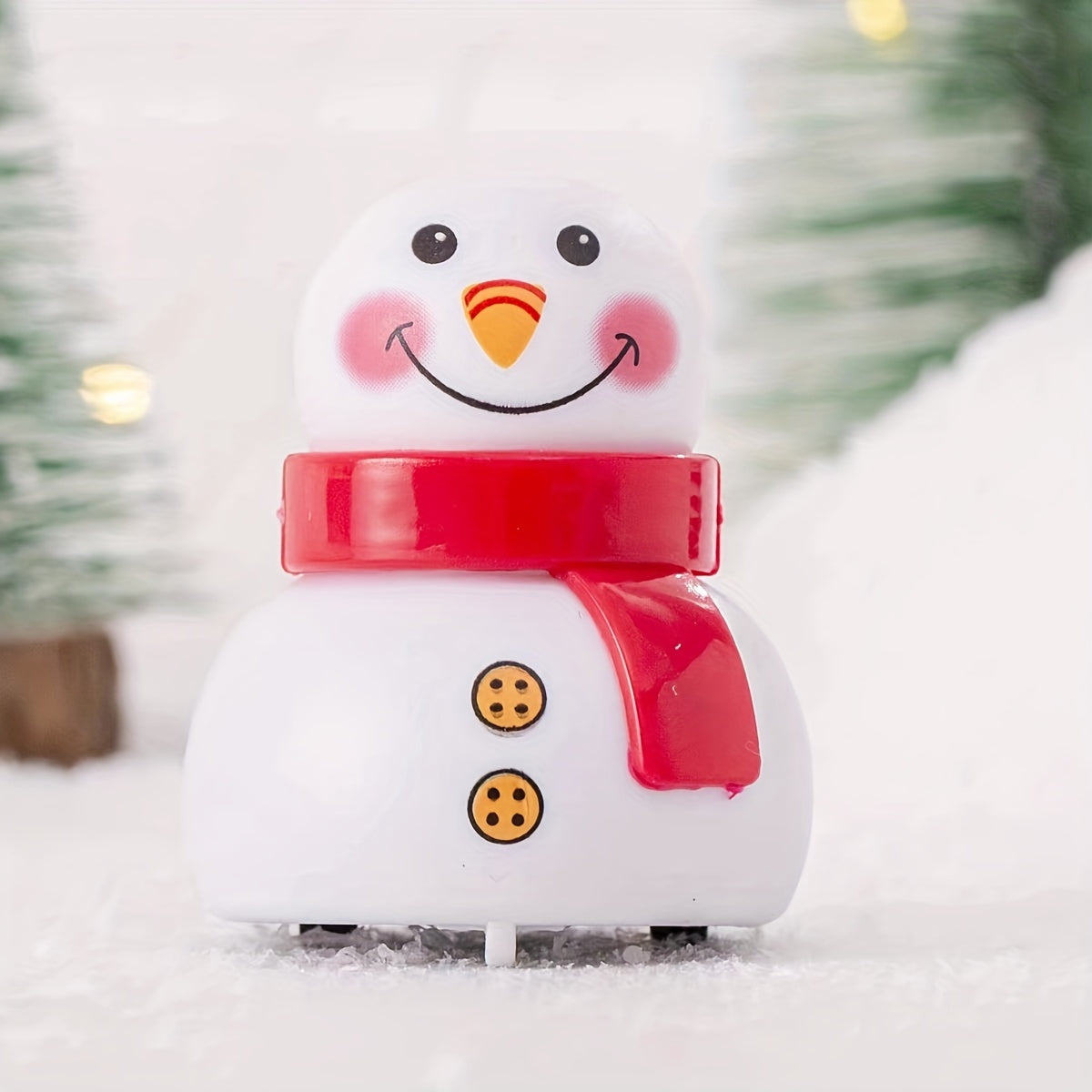Christmas Toys Santa Claus Christmas Tree Snowman Shape Inertia Pull Back Car