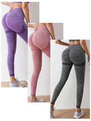 3pc Butt Lifting High Waist Yoga Leggings Tummy Control Skinny Pants