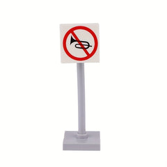 18pcs City Road Traffic Signs Building Blocks Street Traffic Toys for Kids