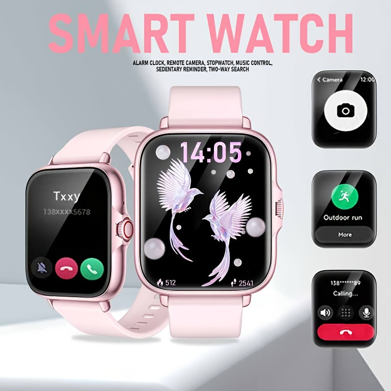 Smart Watch Colorful Touch Screen Wireless Call Answer Camera Controls