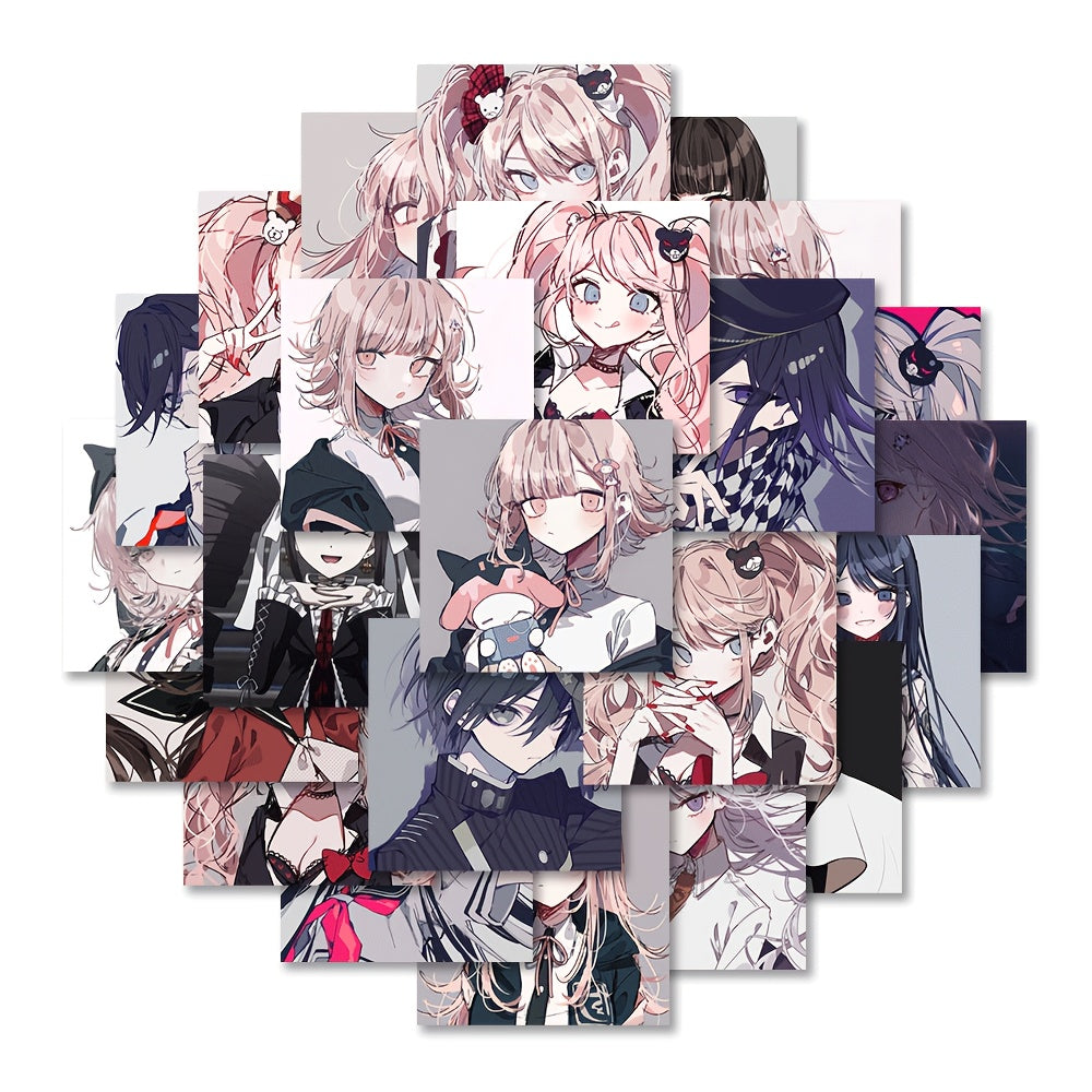 54pcs Anime Cartoon Graffiti Stickers for Kids Laptop Luggage Bike