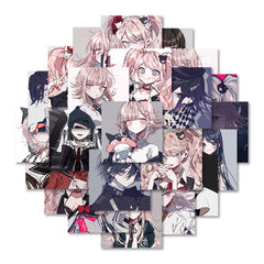 54pcs Anime Cartoon Graffiti Stickers for Kids Laptop Luggage Bike