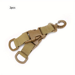2pcs Tactical 360 Rotating Buckle Key Holder for Camping Hiking