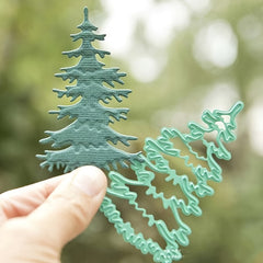 1pc Christmas Tree Embossed Mold Xmas Cutting Stencils Holiday Tools