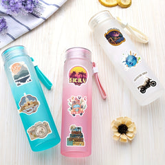 50pcs Outdoor Camping Stickers Waterproof Travel Wildlife Stickers