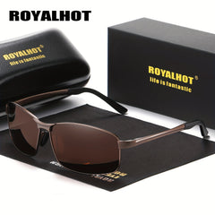RoyalHot Metal Polarized Driving Sunglasses