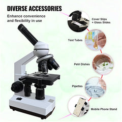 Pro Bio Compound Microscope 2500X Magnification