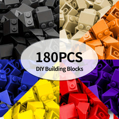 180pcs Wooden DIY Blocks 2x2 Inch for Boys and Girls