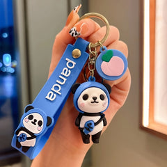 Cartoon Panda Keychain Pendant for Bag Decoration