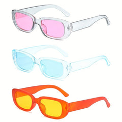 Y2K Square Sunglasses Beach Party Club UV400
