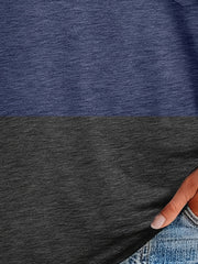Loose Block Tank Top V Neck Casual Summer & Spring Women's Top