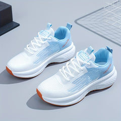 Women's Letter Print Mesh Yoga Running Shoes Breathable