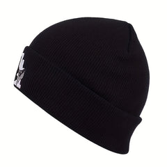 Fashionable Sport Windproof Knit Beanie Hat With 3D Embroidery