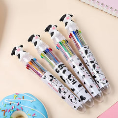 Kids Cartoon 10 Colors Ballpoint Pen Student Hand Account Pen Painting Brush