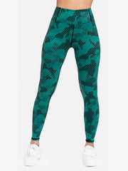 Graphic Print Butt Lifting Leggings High Waisted Gym Pants