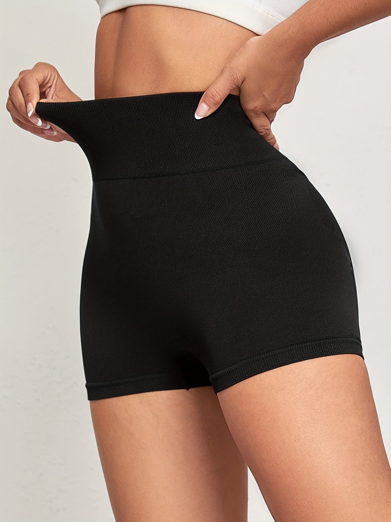 Women's Seamless Tummy Control Butt Lifting Biker Shorts