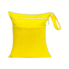 Children's Plain Diaper Bag Double Pocket Diaper Storage Bag