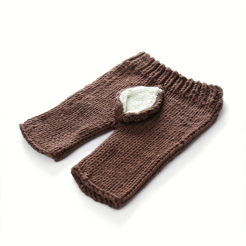 Christmas Deer Coffee Velvet Costume Photography Props Set