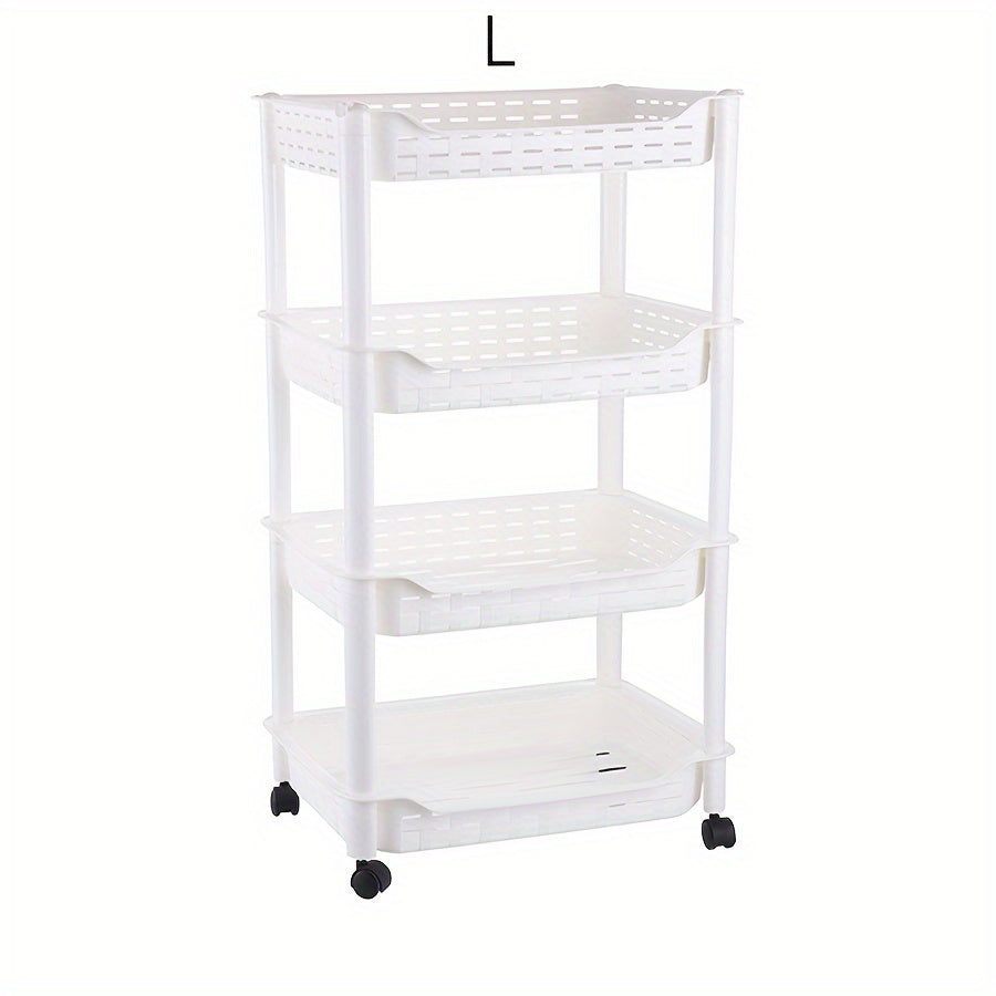1pc Movable Storage Rack for Home Item Organization