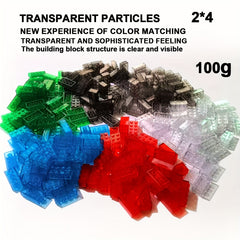 100G Transparent Building Blocks Small Particles 2 4 Compatible