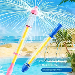 Water Spray Gun Toy for Kids Outdoor Water Fun Pink & Yellow