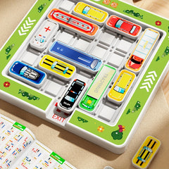 Kids' Car Challenge Puzzle Sliding Board Game