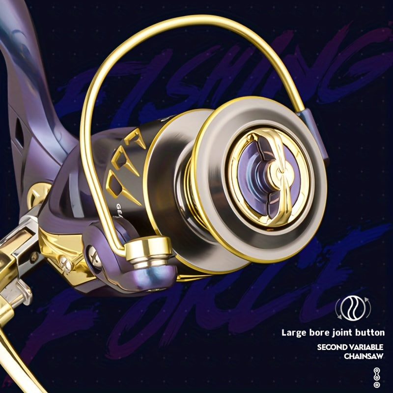 5000 Series Stainless Steel Spinning Reel Fishing Tackle