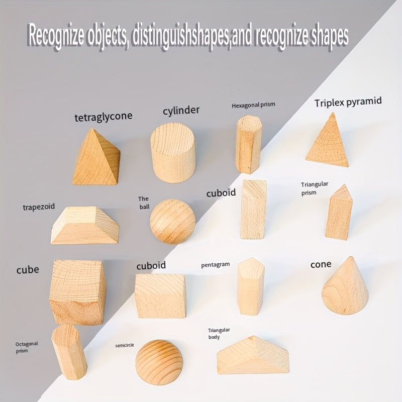 Geometric Shape & 3D Model Toys for Kids