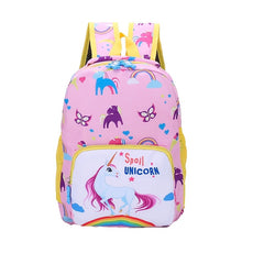 Cartoon Unicorn Baby Backpack for Kindergarten School