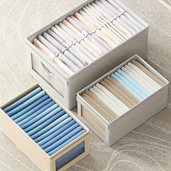 Clothes Storage Box Fabric Folding Underwear Drawer Organizer