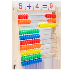 Wooden Math Toy Calculation Rack for Addition & Subtraction