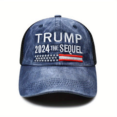 Vintage Washed Distressed Trucker Hat Adjustable Mesh Dad Hats